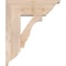 Ekena Millwork Balboa Traditional Smooth Bracket w/ Offset Brace, Douglas Fir, 7 1/2"W x 20"D x 24"H BKT0806X20X24BOA01SDF - alternate 2
